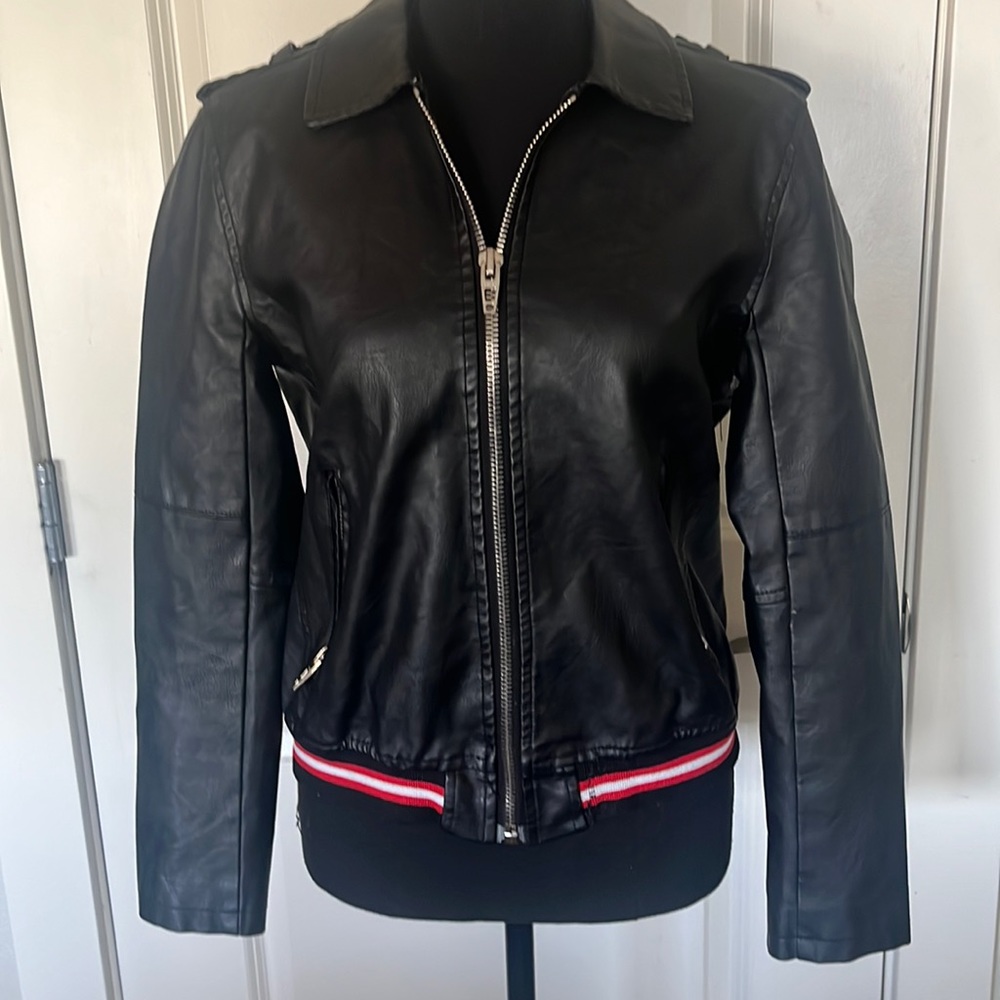 Blank NYC Faux Leather Jacket.   Soo cute.  Size Small
